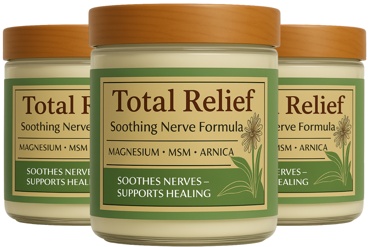 Total Relief Magnesium Cream - 3 Jars Package