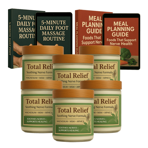 Total Relief Magnesium Cream - 6 Jars Package